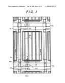 Active matrix type liquid crystal display and liquid crystal material diagram and image