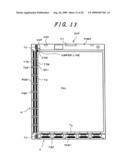 Active matrix type liquid crystal display and liquid crystal material diagram and image