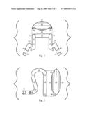 Ophthalmic solution dispensing device diagram and image