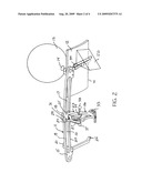 Device and Method for Accurately Determining the Rear Vertex Distance Between the Eye and the Lenses in Eyeglasses diagram and image