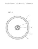 PHOTONIC BANDGAP FIBER diagram and image