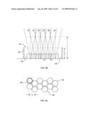 Virtual single light source having variable color temperature with integral thermal management diagram and image