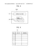 Recording apparatus, server apparatus, recording method, program, and storage medium diagram and image