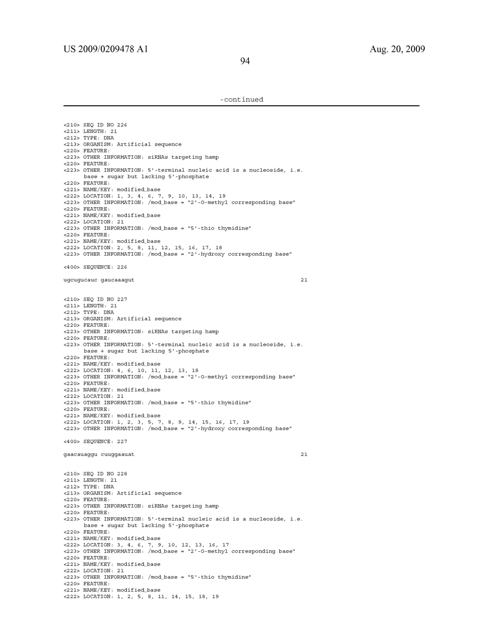 COMPOSITIONS AND METHODS FOR INHIBITING EXPRESSION OF THE HAMP GENE - diagram, schematic, and image 103