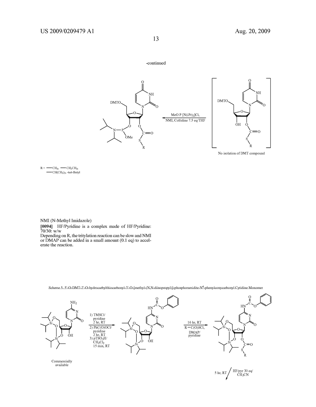 THIOCARBON-PROTECTING GROUPS FOR RNA SYNTHESIS - diagram, schematic, and image 14