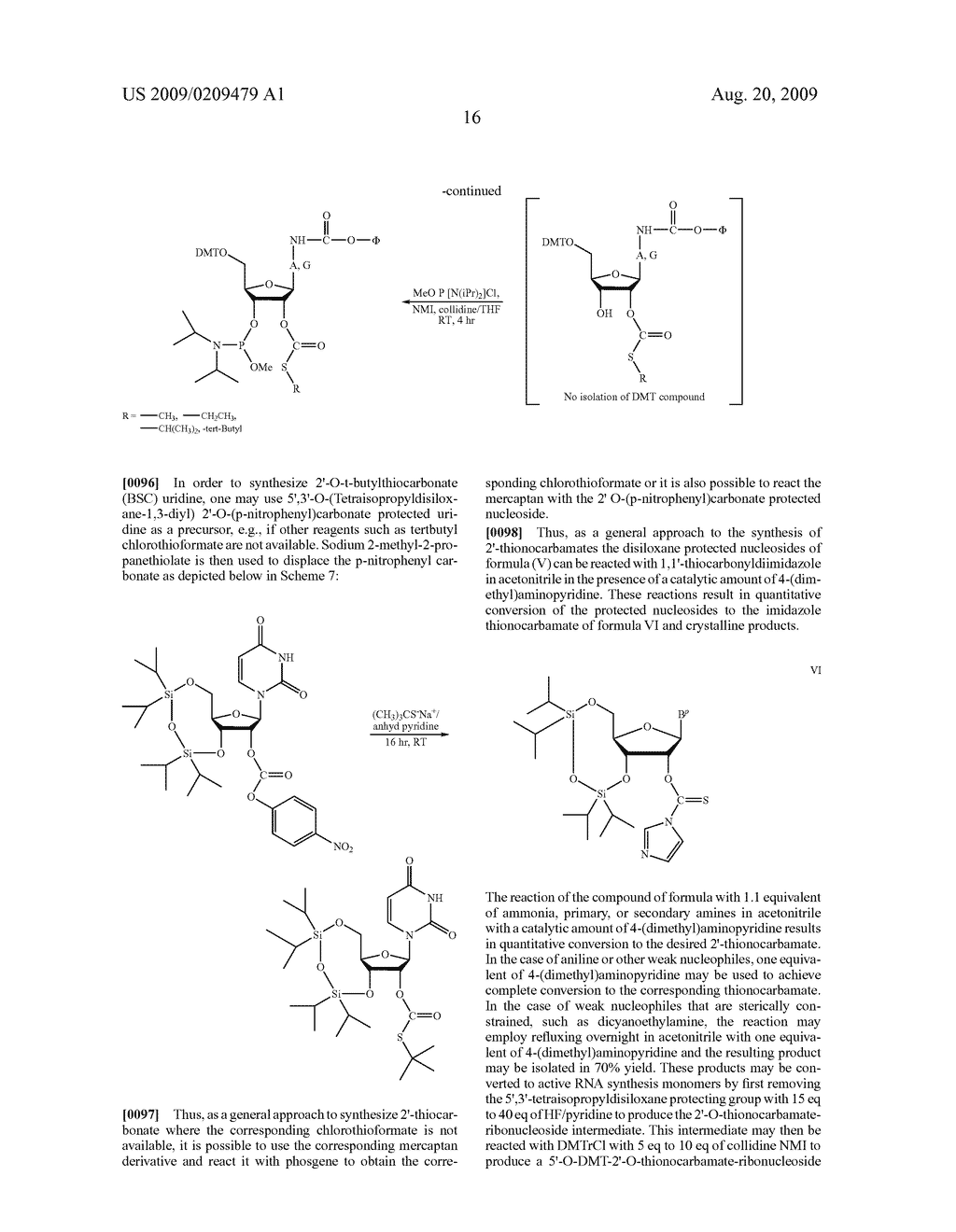 THIOCARBON-PROTECTING GROUPS FOR RNA SYNTHESIS - diagram, schematic, and image 17