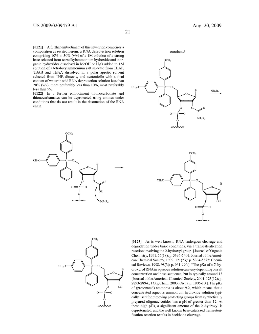 THIOCARBON-PROTECTING GROUPS FOR RNA SYNTHESIS - diagram, schematic, and image 22