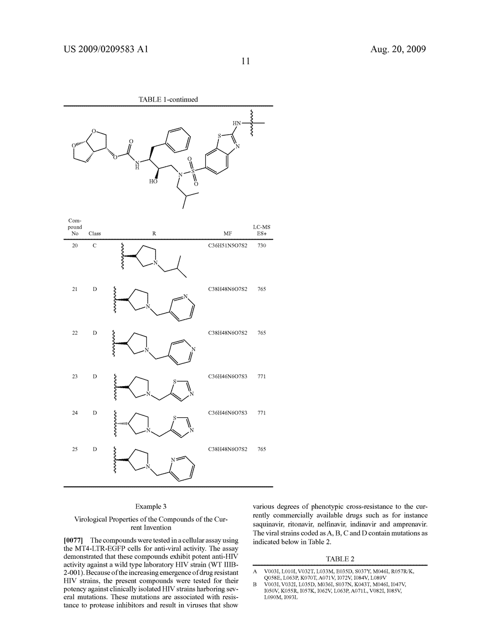 2-(SUBSTITUTED-AMINO)-BENZOTHIAZOLE SULFONAMIDE HIV PROTEASE INHIBITORS - diagram, schematic, and image 13