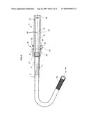 Torque-Transmitting, Variably-Flexible, Corrugated Insertion Device and Method for Transmitting Torque and Variably Flexing a Corrugated Insertion Device diagram and image