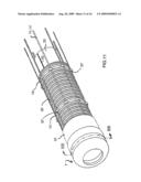 Torque-Transmitting, Variably-Flexible, Corrugated Insertion Device and Method for Transmitting Torque and Variably Flexing a Corrugated Insertion Device diagram and image