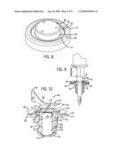 PORT CLOSURE SYSTEM FOR INTRAVENOUS FLUID CONTAINER diagram and image