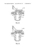 PORT CLOSURE SYSTEM FOR INTRAVENOUS FLUID CONTAINER diagram and image