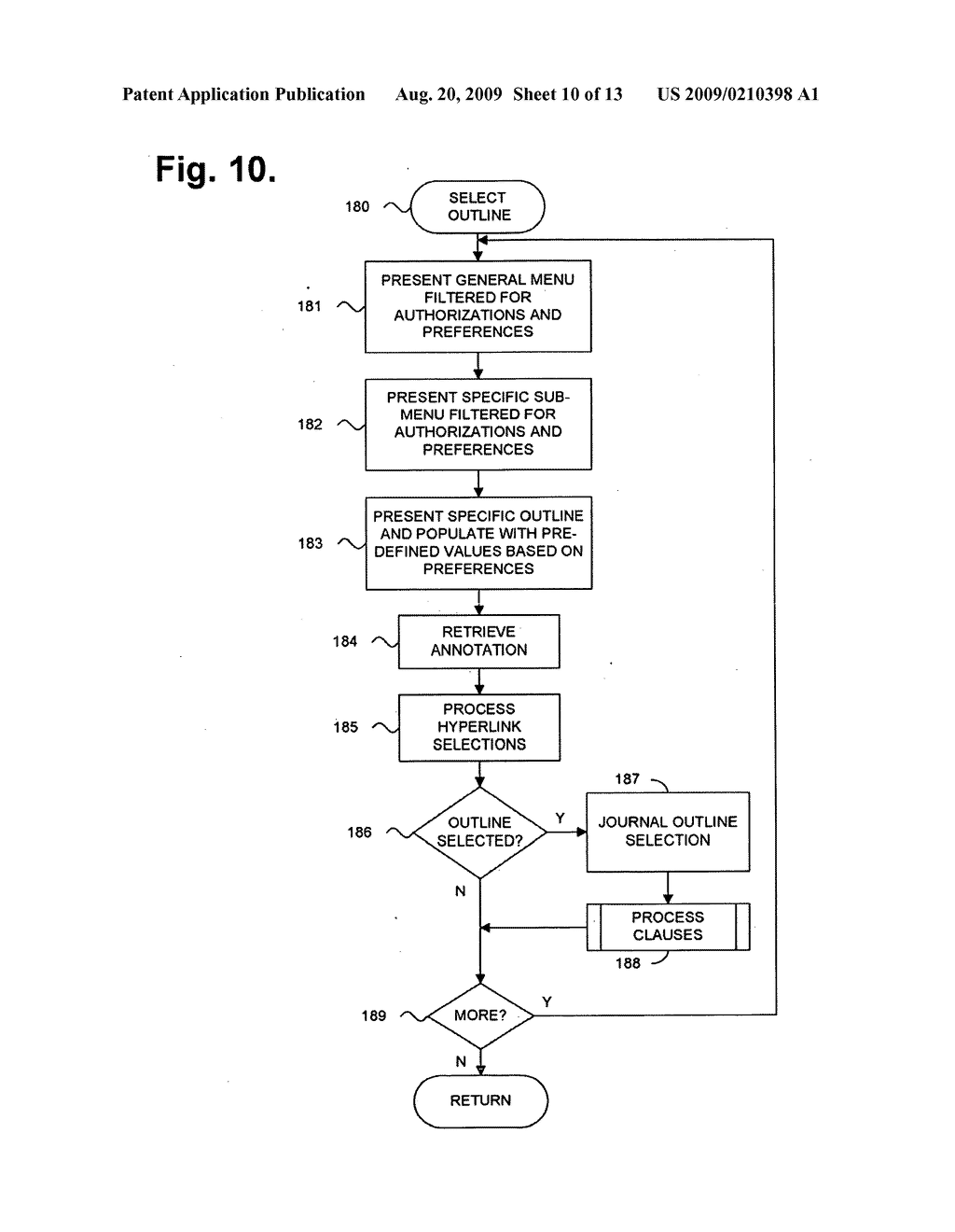 SYSTEM AND METHOD FOR COMPLEX DOCUMENT DRAFTING USING AN AUTHENTICATED OUTLINE TABLE - diagram, schematic, and image 11