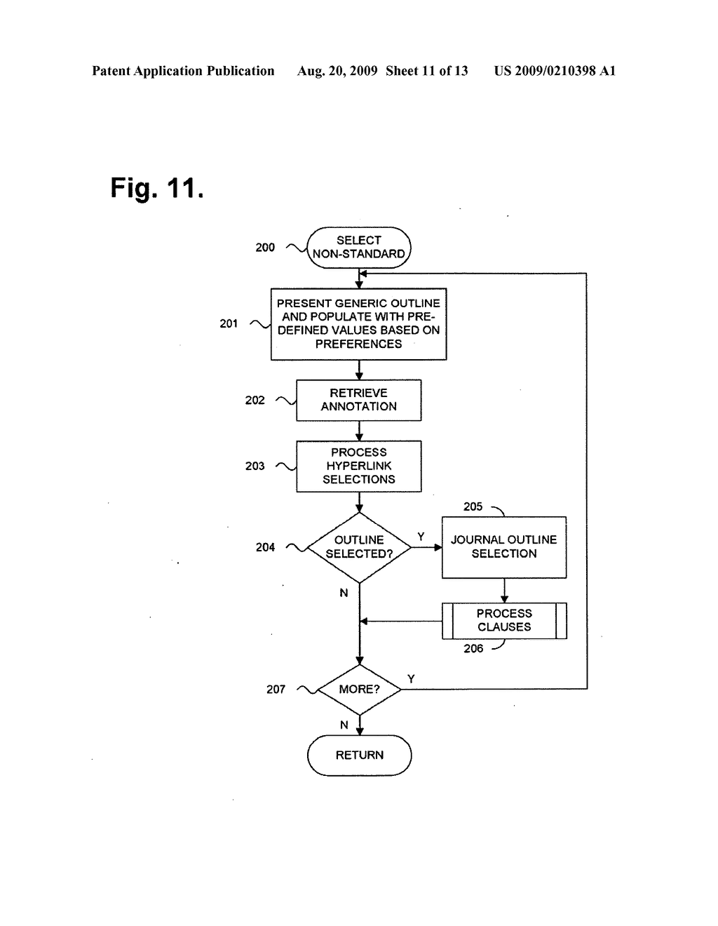 SYSTEM AND METHOD FOR COMPLEX DOCUMENT DRAFTING USING AN AUTHENTICATED OUTLINE TABLE - diagram, schematic, and image 12