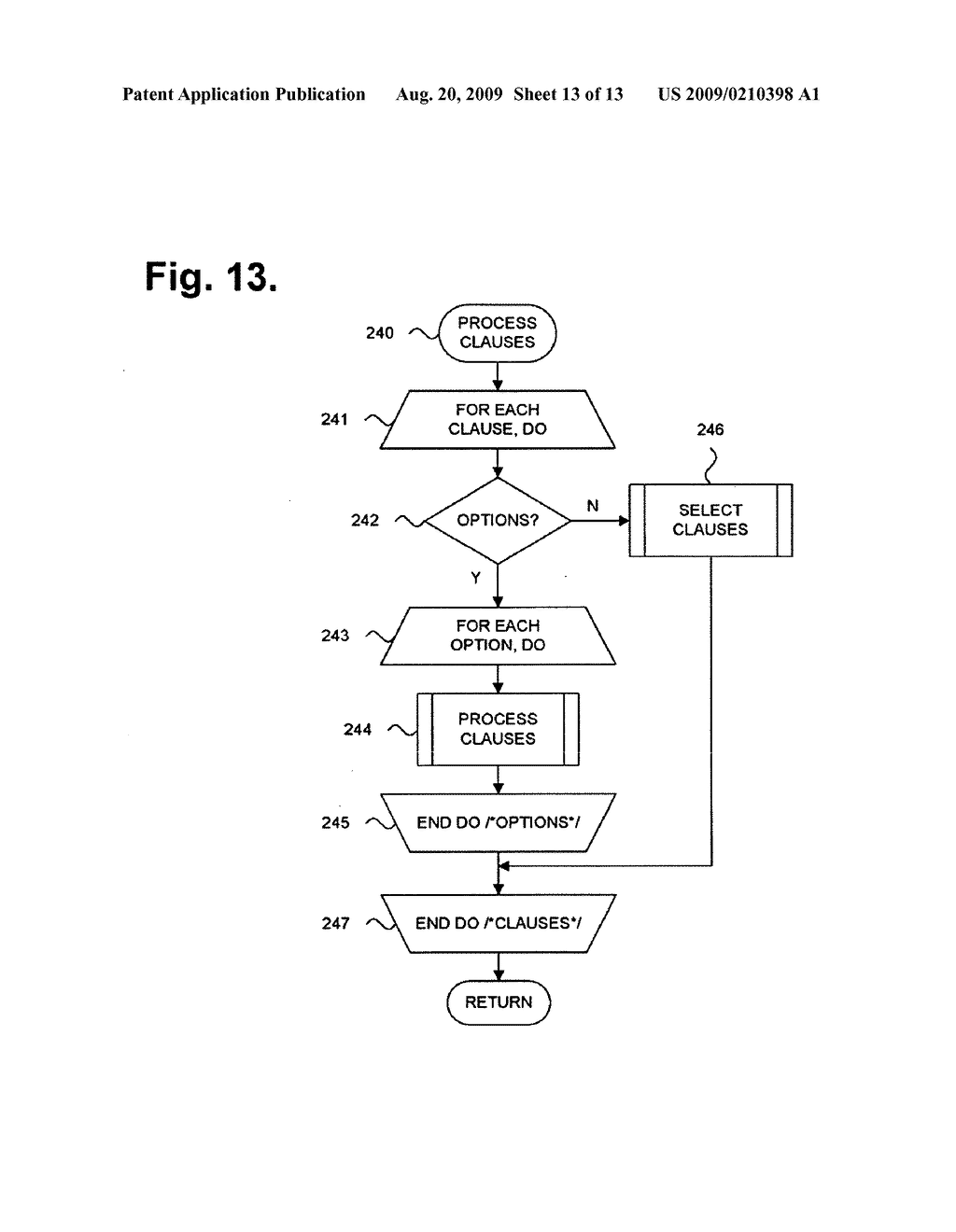 SYSTEM AND METHOD FOR COMPLEX DOCUMENT DRAFTING USING AN AUTHENTICATED OUTLINE TABLE - diagram, schematic, and image 14