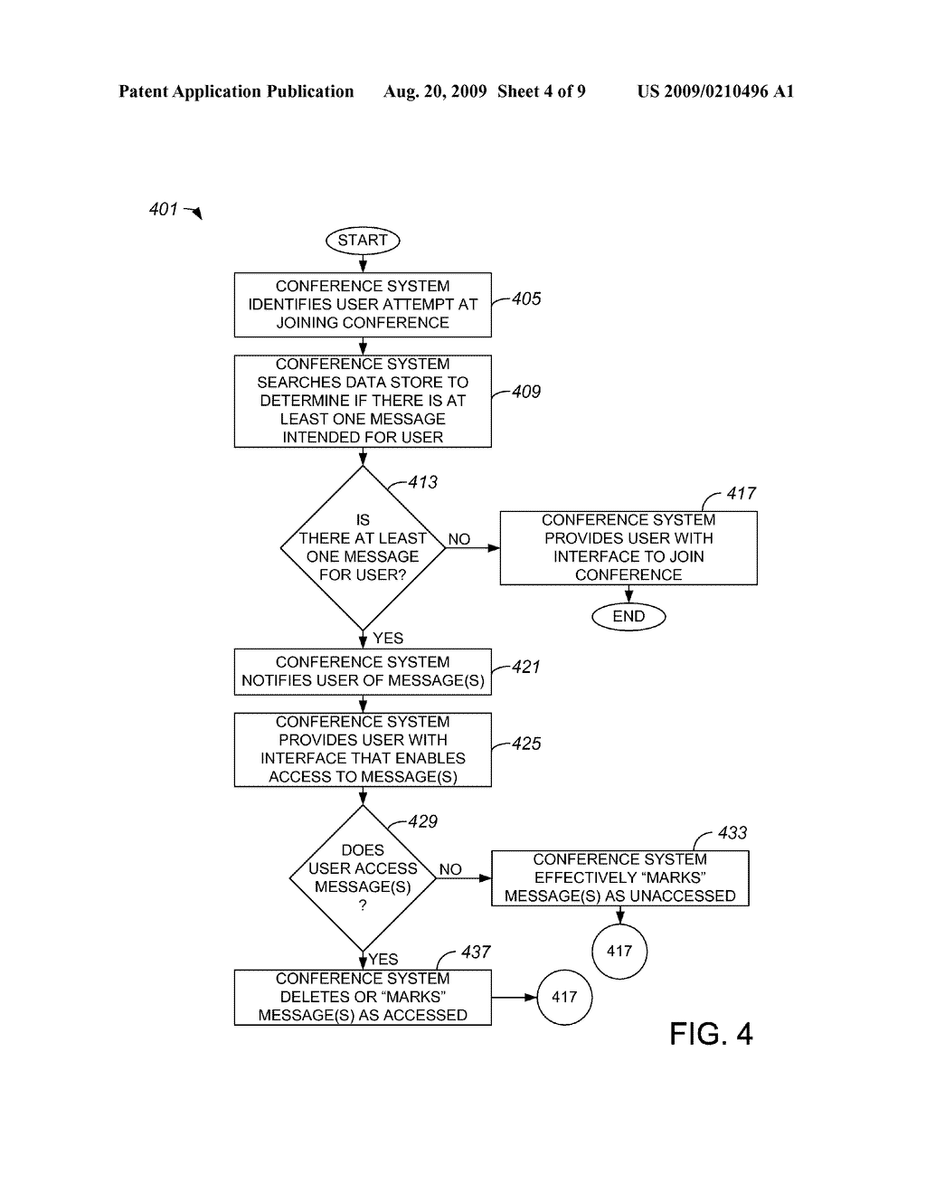 SYSTEM AND METHOD FOR LEAVING AND RETRIEVING ELECTRONIC MESSAGE NOTES - diagram, schematic, and image 05