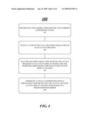 TECHNIQUES TO GENERATE A VISUAL COMPOSITION FOR A MULTIMEDIA CONFERENCE EVENT diagram and image