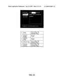 Method and user interface for downloading audio and video content filters to a media player diagram and image