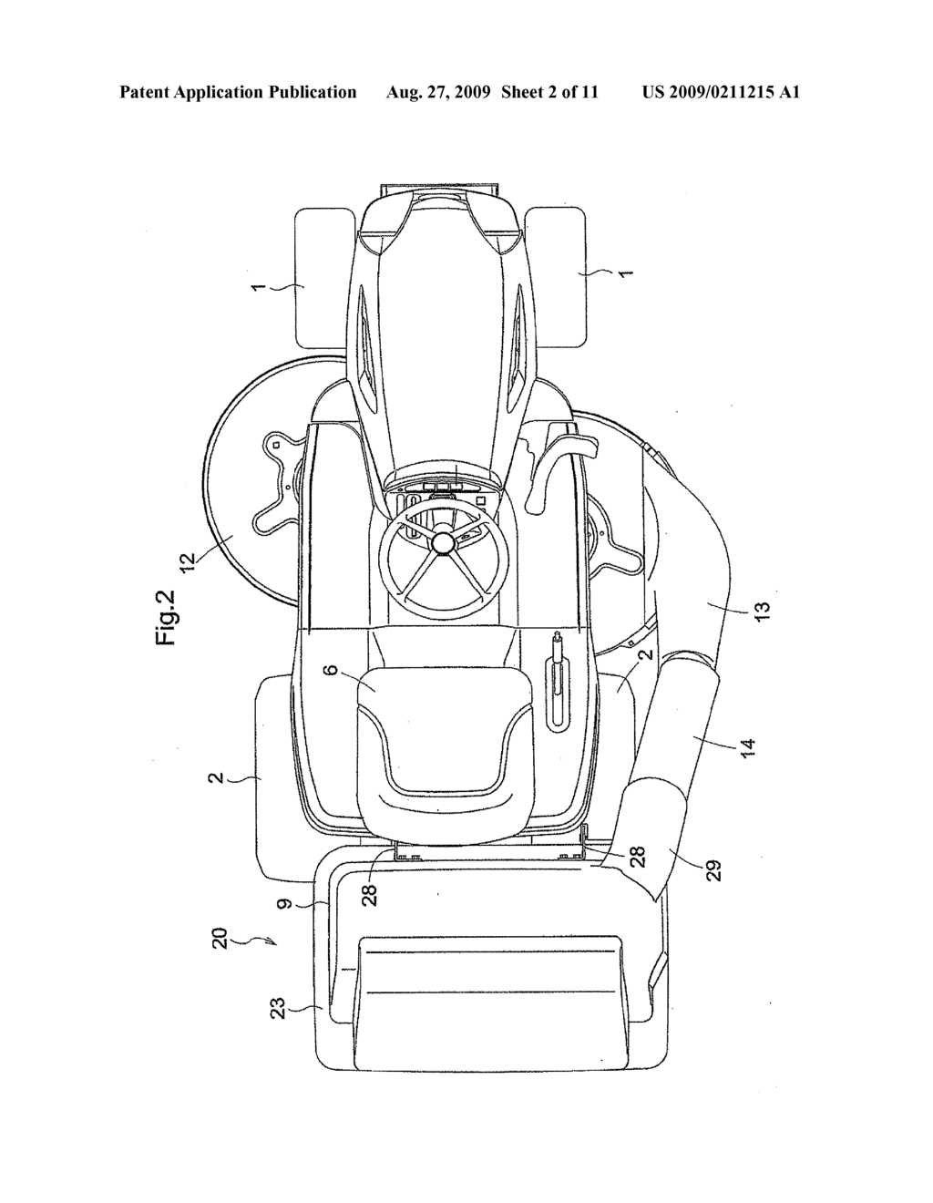 Grass Collecting Apparatus for Lawn Mower - diagram, schematic, and image 03