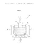 CRUCIBLE HOLDING MEMBER AND METHOD FOR PRODUCING THE SAME diagram and image