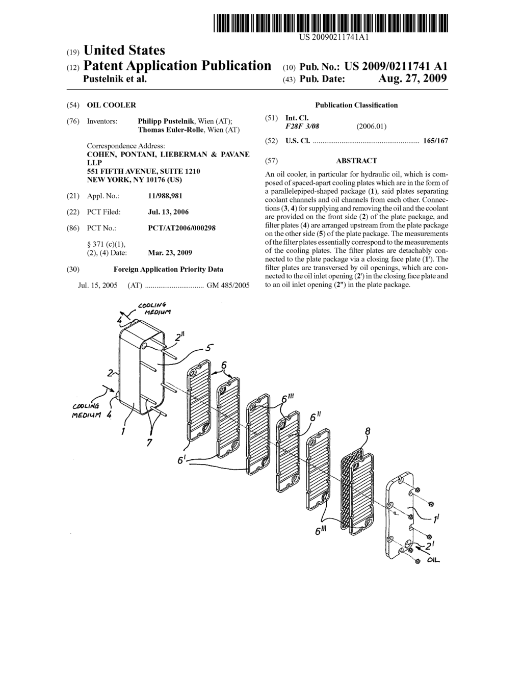 Oil Cooler - diagram, schematic, and image 01