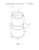 VACUUM CONTAINER WITH PROTECTIVE FEATURES diagram and image