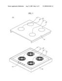 Electric range and induction coil unit used therein diagram and image