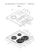 Electric range and induction coil unit used therein diagram and image