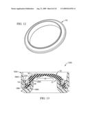 Valve mounting assembly with slit misalignment prevention feature diagram and image