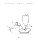 Charged particle beam apparatus diagram and image