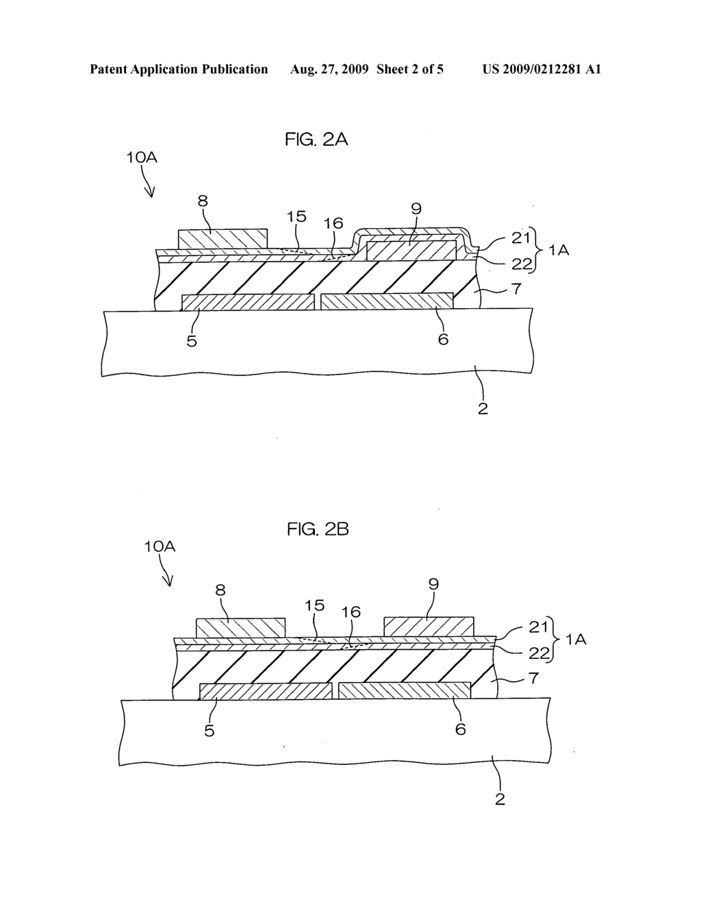 ORGANIC SEMICONDUCTOR DEVICE, DISPLAY USING SAME, AND IMAGER - diagram, schematic, and image 03