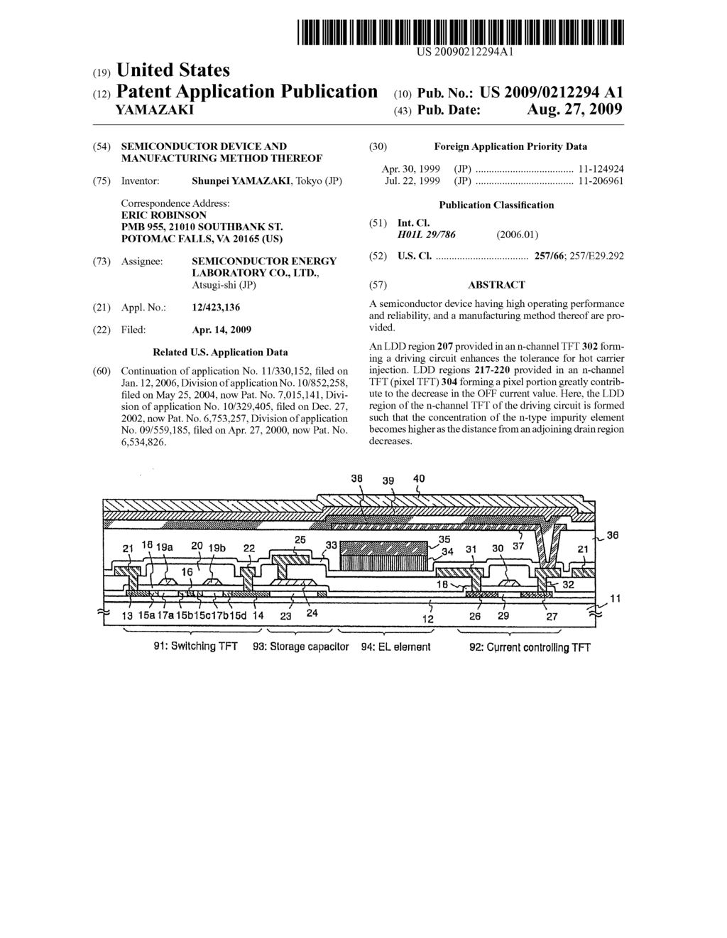 SEMICONDUCTOR DEVICE AND MANUFACTURING METHOD THEREOF - diagram, schematic, and image 01