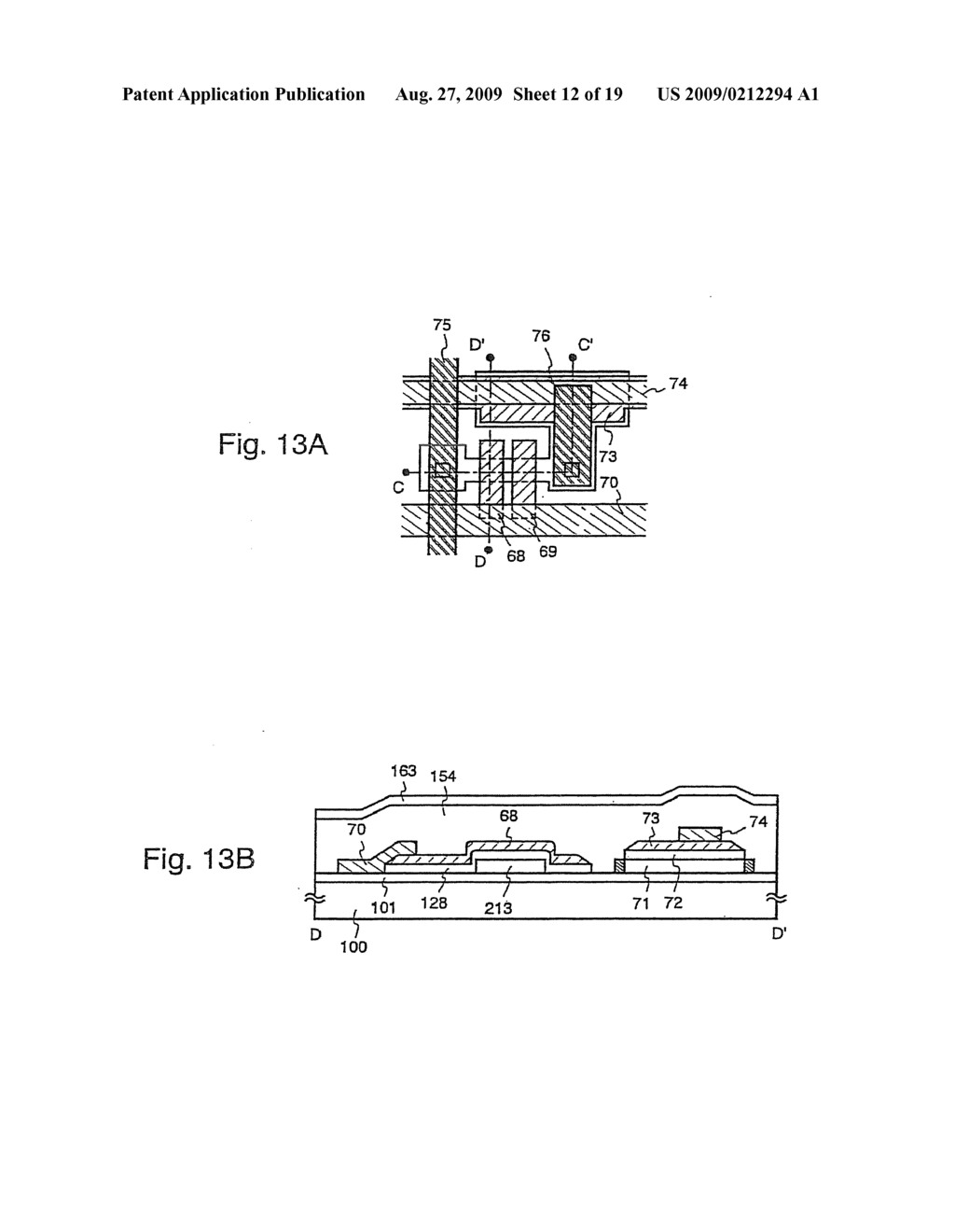 SEMICONDUCTOR DEVICE AND MANUFACTURING METHOD THEREOF - diagram, schematic, and image 13