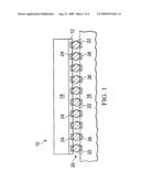 Semiconductor Interconnect Structure with Stacked Vias Separated by Signal Line and Method Therefor diagram and image