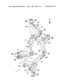 Subframe for a Rear Axle of a Motor Vehicle diagram and image