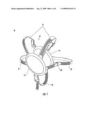 SAFETY APPARATUS FOR RETAINING CHILD TO SEAT diagram and image