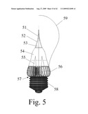 Solid-state luminescent filament lamps diagram and image