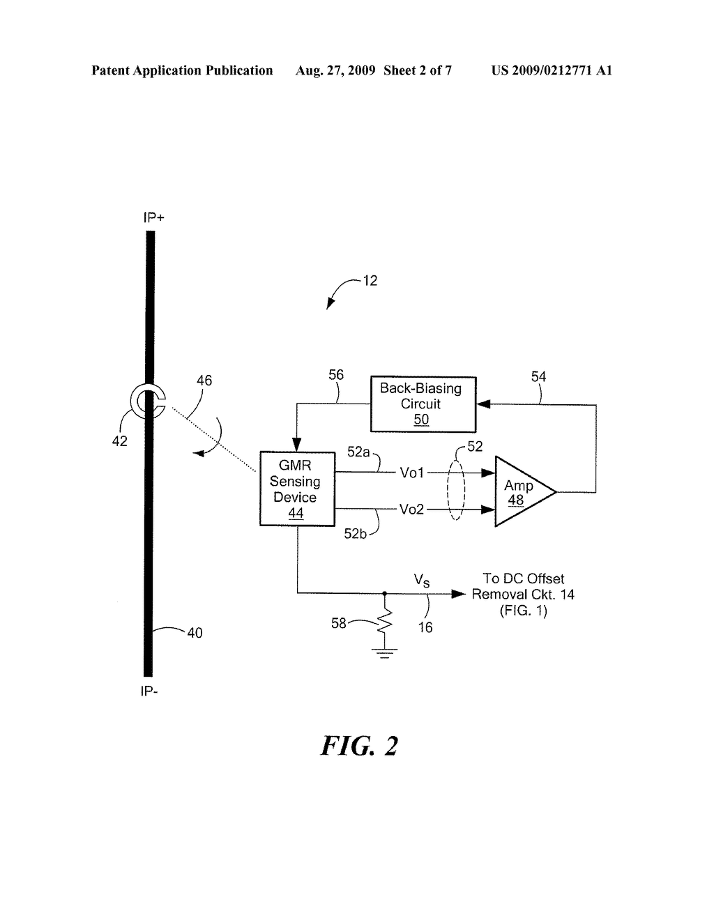 HYSTERESIS OFFSET CANCELLATION FOR MAGNETIC SENSORS - diagram, schematic, and image 03