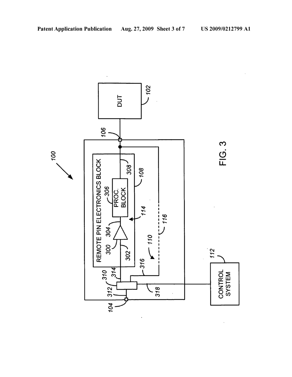 METHODS AND APPARATUS THAT SELECTIVELY USE OR BYPASS A REMOTE PIN ELECTRONICS BLOCK TO TEST AT LEAST ONE DEVICE UNDER TEST - diagram, schematic, and image 04