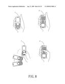 Mobile phone with dialing keys of uneven surface diagram and image