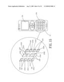 Mobile phone with dialing keys of uneven surface diagram and image