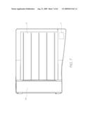 Printer Having Nested Media Trays diagram and image