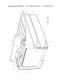 Printer Having Nested Media Trays diagram and image