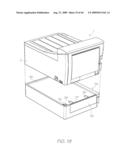 Printer Having Nested Media Trays diagram and image