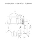 ROTATABLE VEHICULAR LAMP ASSEMBLY HAVING A PLATE SPRING diagram and image