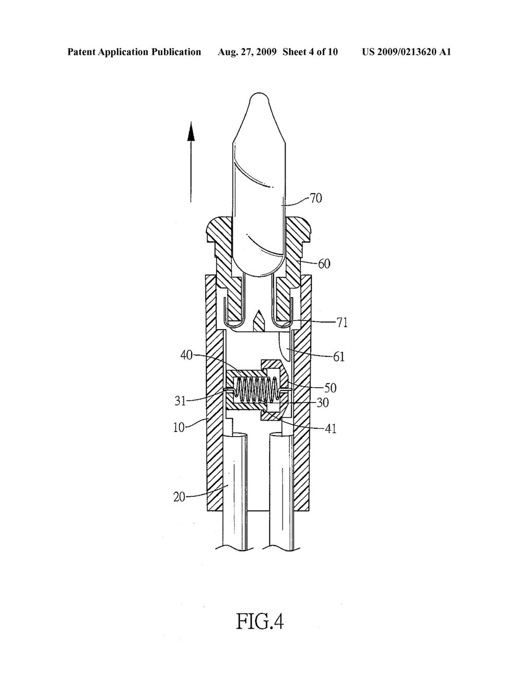 Lamp with Shunt Compression Spring - diagram, schematic, and image 05