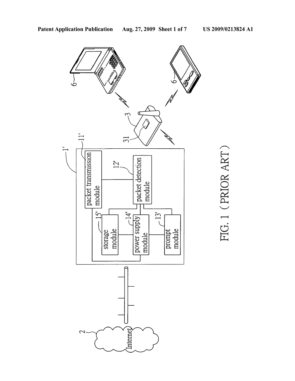 Wireless local area network packet transmitting and receiving system - diagram, schematic, and image 02