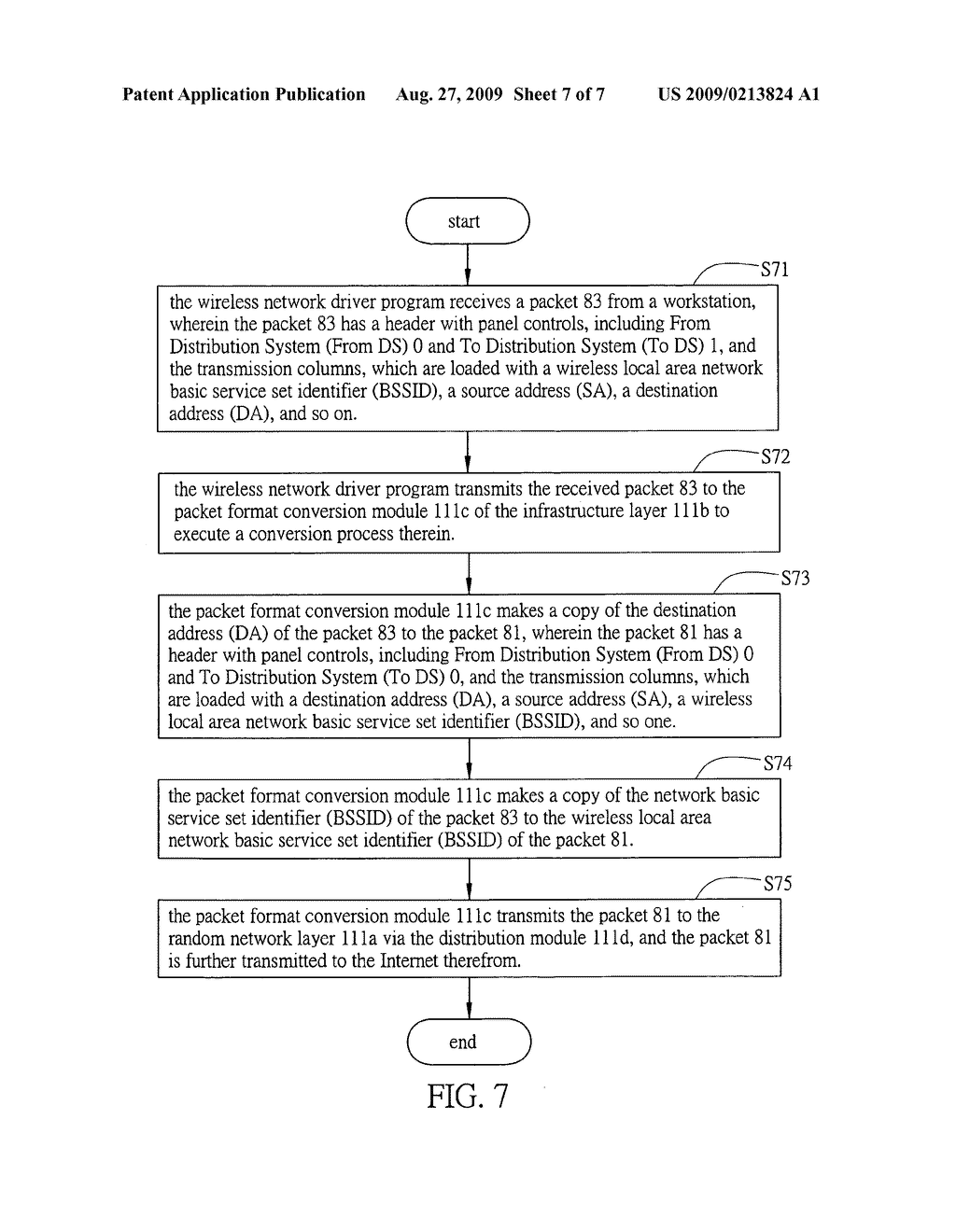 Wireless local area network packet transmitting and receiving system - diagram, schematic, and image 08