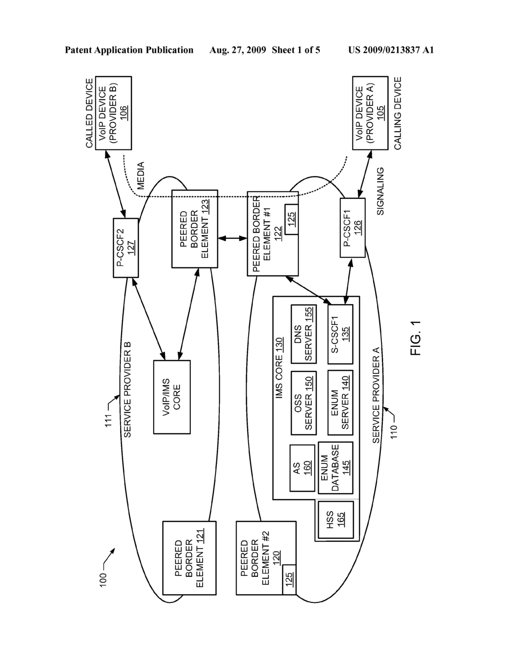 SYSTEMS AND METHODS TO SELECT PEERED BORDER ELEMENTS FOR AN IP MULTIMEDIA SESSION BASED ON QUALITY-OF-SERVICE - diagram, schematic, and image 02