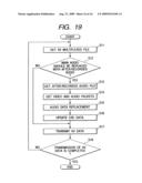 Method and apparatus for generating information signal to be recorded diagram and image